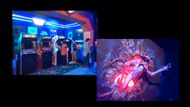 Collage and photos of Stranger Things: The Experience by Beatrix Kondo of Soap Central